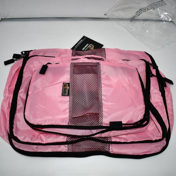 Gorilla Grip 3 Set Packing Cubes, Travel Essentials – Pink Product NWT - Picture 2 of 3